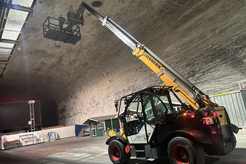 Boomlader im Baustelleneinsatz